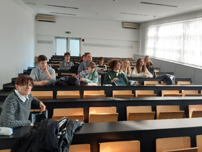 Lecture room with audience